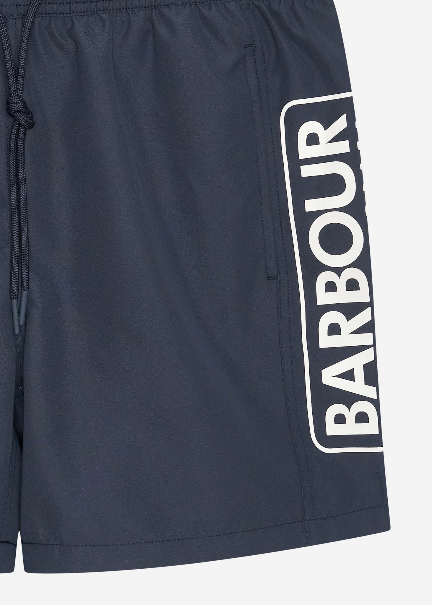 Barbour International Zwembroeken  Large logo swim short - navy 