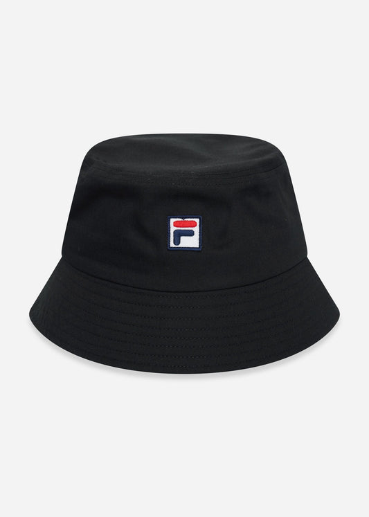 Fila Bucket Hats  Bizerte fitted bucket hat - black 