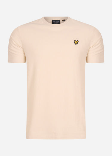 Lyle & Scott T-shirts  Ridge t-shirt - sesame 
