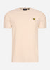 Lyle & Scott T-shirts  Ridge t-shirt - sesame 