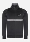 Sergio Tacchini Vesten  New dallas track top - black quiet shade 