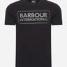Barbour International T-shirts  Essential large logo tee - black pewter 