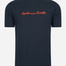 Lyle & Scott T-shirts  Script embroidery t-shirt - dark navy sorrel orange 