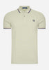 Fred Perry Polo's  Twin tipped fred perry shirt - seagrass light rust french navy 