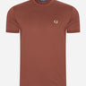 Fred Perry T-shirts  Ringer t-shirt - whisky brown 