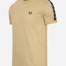 Fred Perry T-shirts  Contrast tape ringer t-shirt - warmstone oatml 