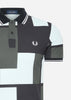 Fred Perry Polo's  Pixel print fred perry shirt - light ice 