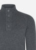 Barbour Truien  Essential patch half zip knitted jumper - charcoal 