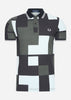 Fred Perry Polo's  Pixel print fred perry shirt - light ice 