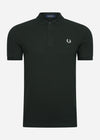 Fred Perry Polo's  Plain fred perry shirt - night green 