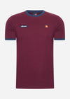 Ellesse T-shirts  Ferdorini tee - burgundy 