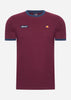 Ellesse T-shirts  Ferdorini tee - burgundy 