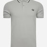 Fred Perry Polo's  Twin tipped fred perry shirt - limestone ecru black 