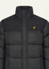 Lyle & Scott Jassen  Longline wadded puffer - jet black 