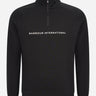 Barbour International Truien  Motored funnel sweat - black 