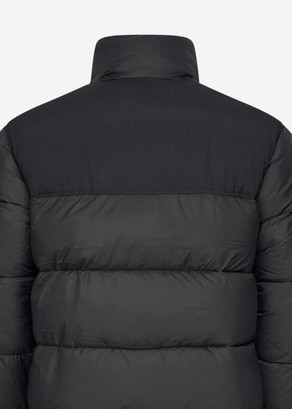 Lyle & Scott Jassen  Longline wadded puffer - jet black 