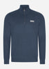 Barbour International Truien  Essential half zip sweat - international navy 