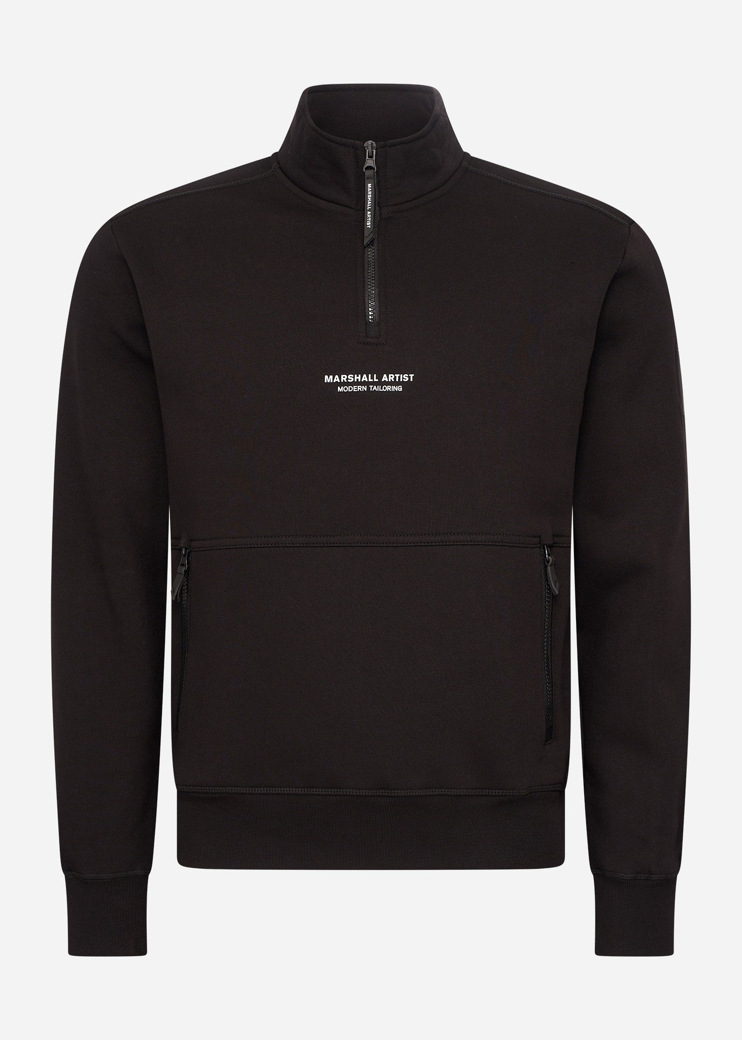 Marshall Artist Truien  Siren 1/4 zip - black 