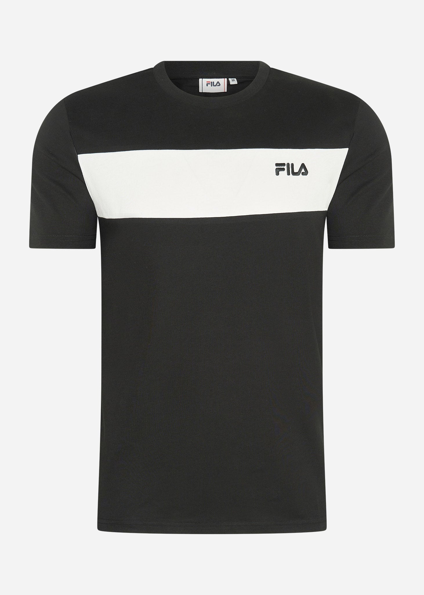 Fila T-shirts  Lankaran blocked tee - black bright white 