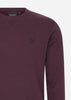 Lyle & Scott Truien  Tonal eagle crew neck sweatshirt - burgundy 