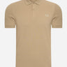 Fred Perry Polo's  Plain fred perry shirt - warmstone oatml 