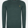 Lyle & Scott Truien  Cotton merino crew neck jumper - argyle teal 