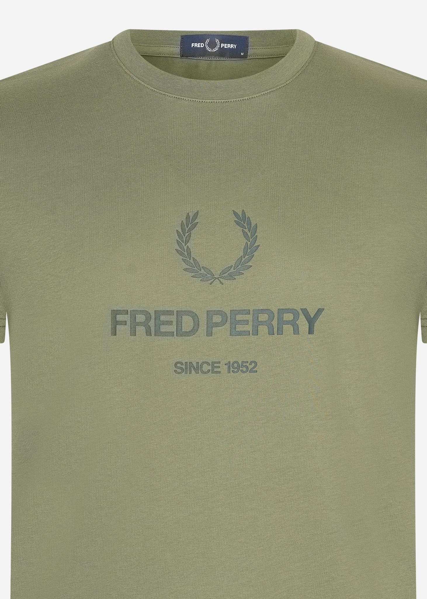 Fred Perry T-shirts  Fred perry graphic t-shirt - laurel wreath green 