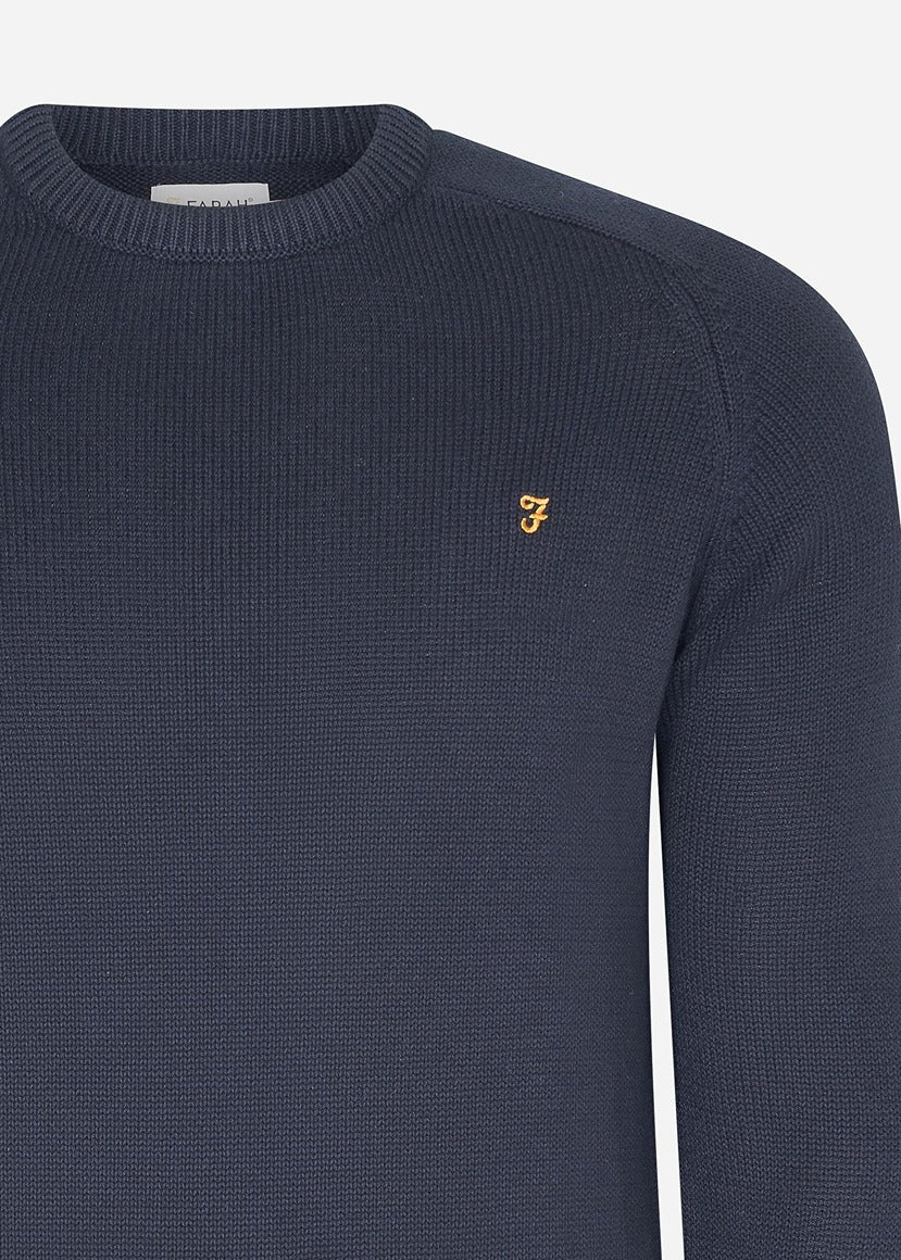 Farah Truien  Sweater kingsbury crew sweat - true navy 