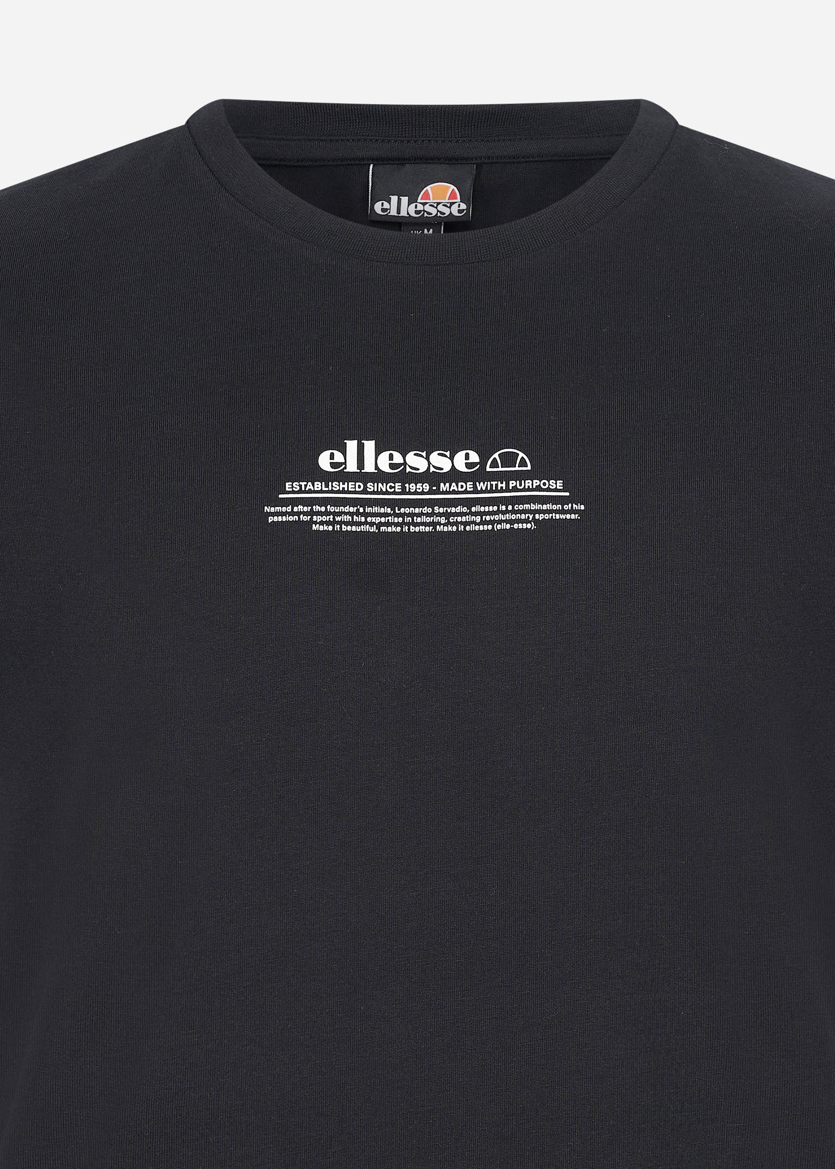 Ellesse T-shirts  Russano tee - black 