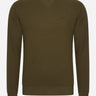 Lyle & Scott Truien  Tonal eagle crew neck sweatshirt - olive 