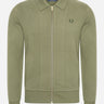 Fred Perry Vesten  Zip through sweatshirt - laurel wreath green 