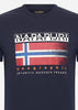 Napapijri T-shirts  Kreis t-shirt - blue marine 