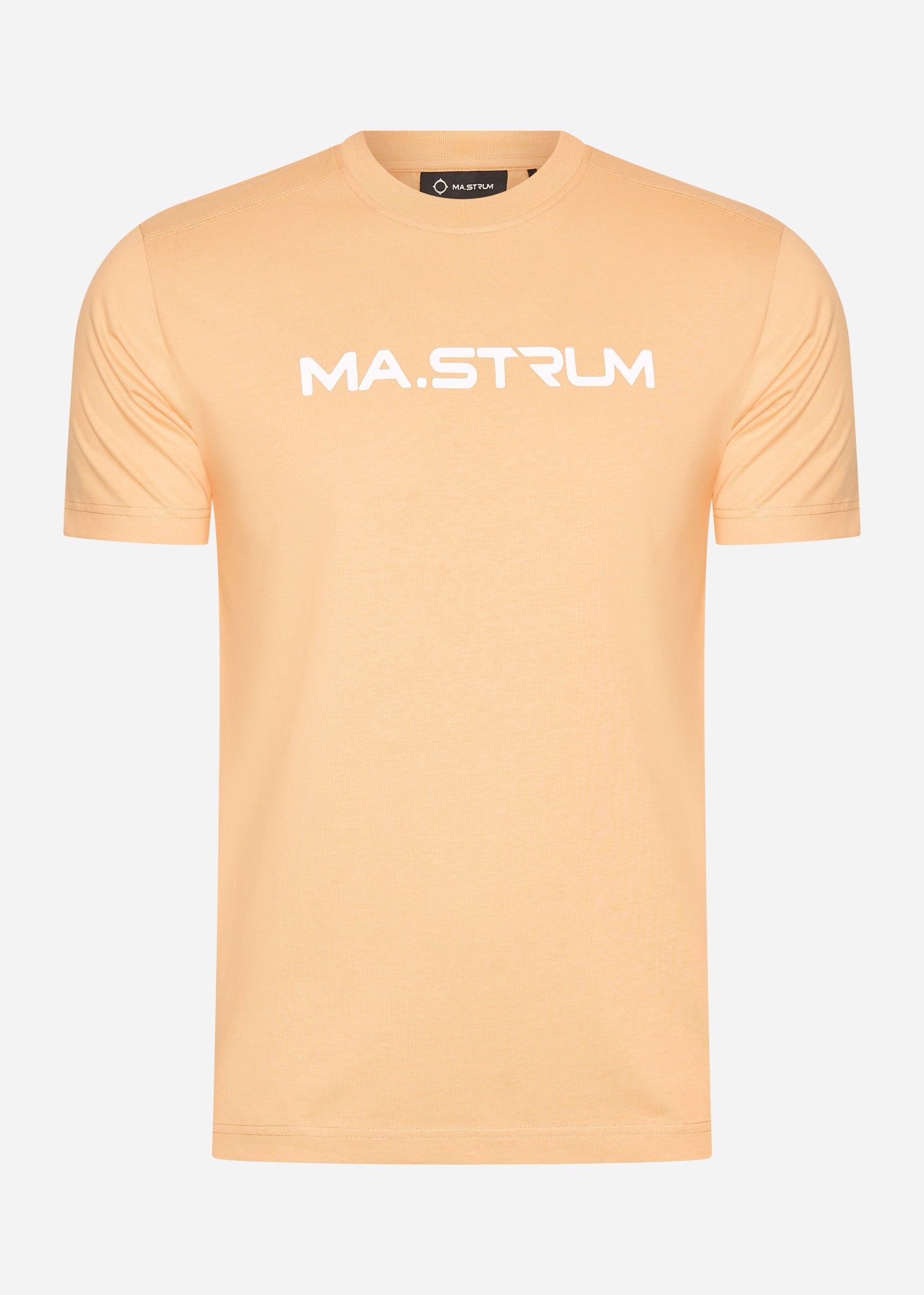 MA.Strum T-shirts  Chest print tee - peach 