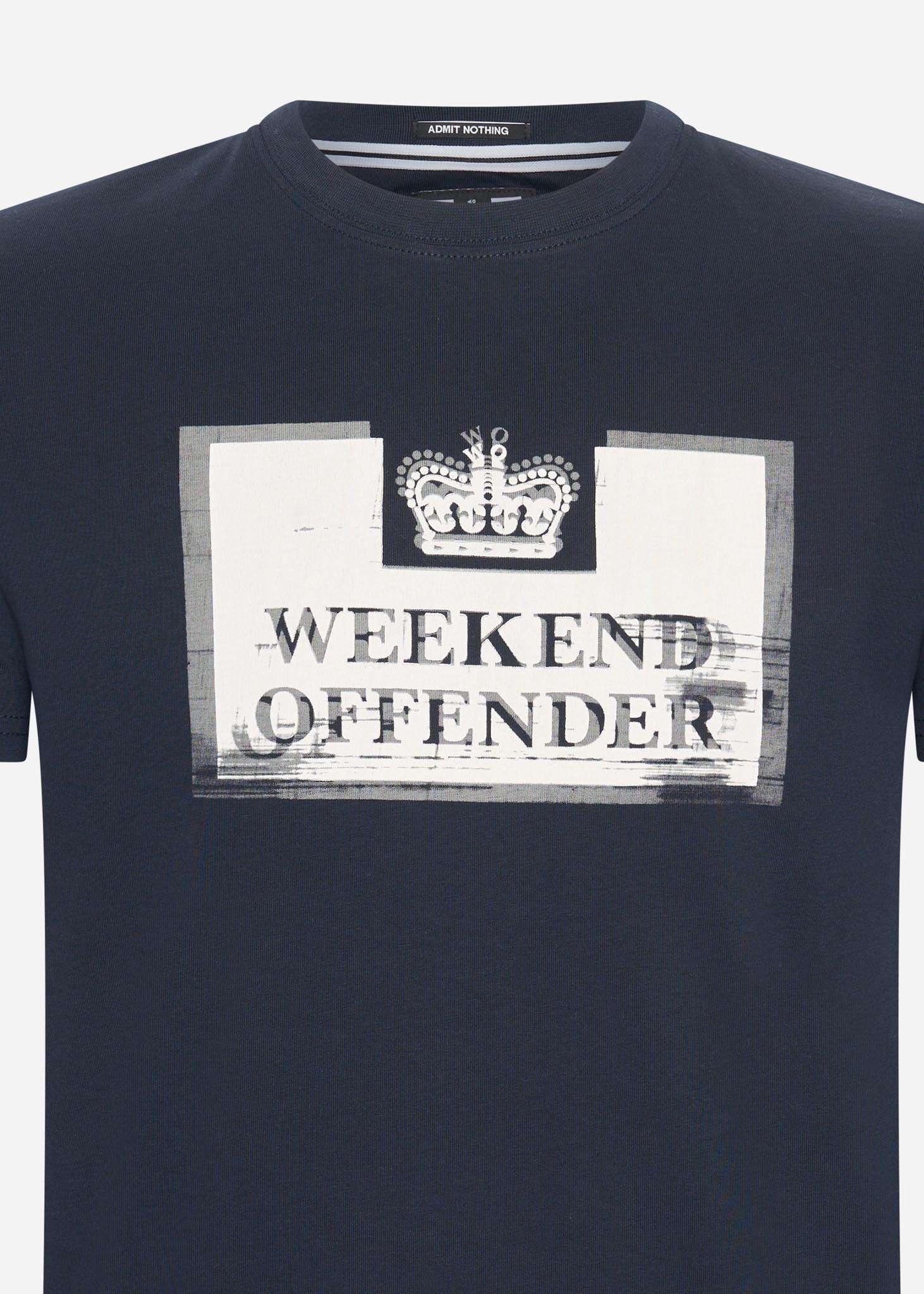 Weekend Offender T-shirts  Bonpensiero - navy 