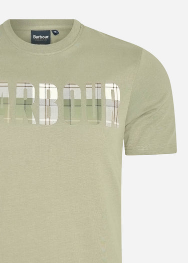 Barbour T-shirts  Thurford tee - dusty green 