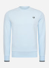 Fred Perry Truien  Crew neck sweatshirt - light ice 