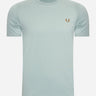 Fred Perry T-shirts  Ringer t-shirt - silver blue 