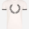 Fred Perry T-shirts  Printed Laurel wreath t-shirt - snow white 
