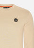 Napapijri Truien  Badge crewneck sweater  - beige rocky 