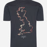 Marshall Artist T-shirts  UK ism map t-shirt - navy 