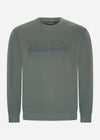 Napapijri Truien  Albula crewneck sweater  - green urban 