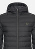 Fred Perry Jassen  Hooded insulated jacket - black 