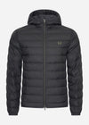 Fred Perry Jassen  Hooded insulated jacket - black 