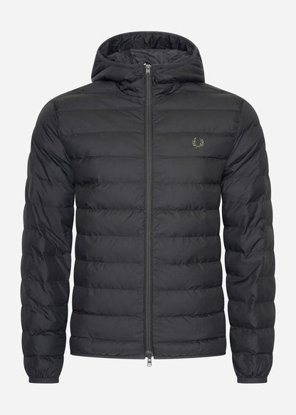 Fred Perry Jassen  Hooded insulated jacket - black 