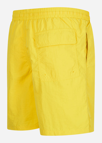 Lyle & Scott Zwembroeken  Plain swim short - yellow scorch 