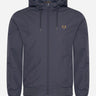 Fred Perry Jassen  The hooded brentham jacket - navy 