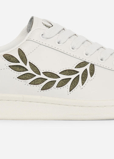 Fred Perry Schoenen  B721 leather branded - prcln unifrm grn 