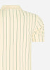 Fila Polo's  Luckenwalde polo shirt - antique white aventurine striped 