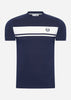 Sergio Tacchini T-shirts  Master tee - blue white 