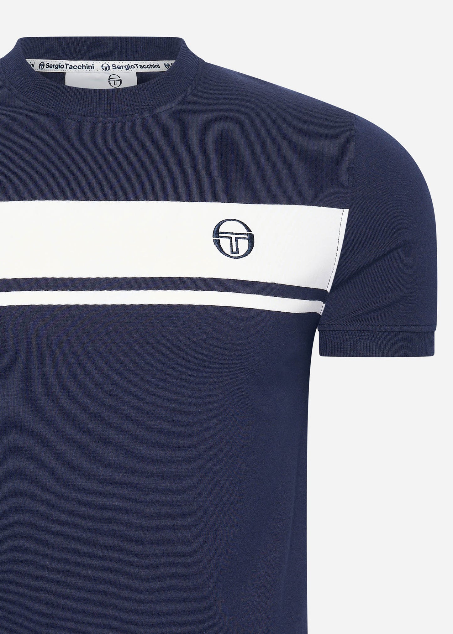 Sergio Tacchini T-shirts  Master tee - blue white 